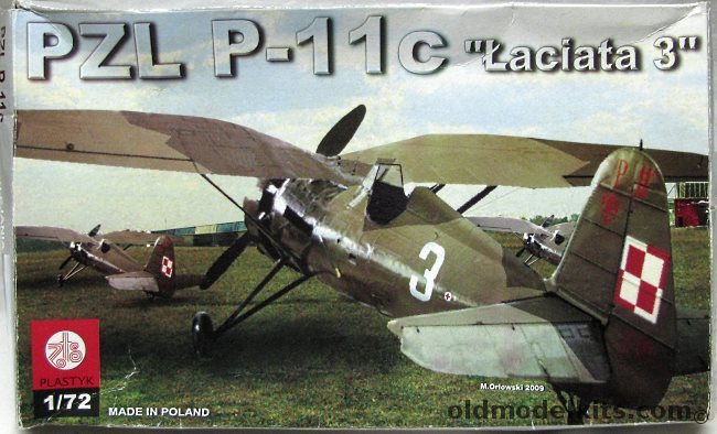 ZTS 1/72 PZL P-11c Lacinata 3, S046 plastic model kit